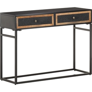 vidaXL Конзолна маса 100x35x75 см мангово дърво масив (323151)