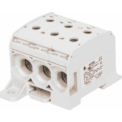 Eleman Svorka univerzální RKA 95 1/6 L G, 232A, 1pól. (6x vstup), AL/CU, šedá, na DIN/na panel