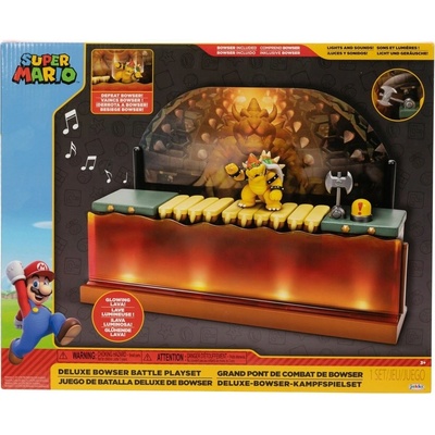 Jakks Herní sada World of Nintendo Super Mario Bowser Battle Deluxe
