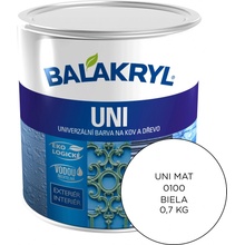 Balakryl Uni Mat 0,7 kg biela