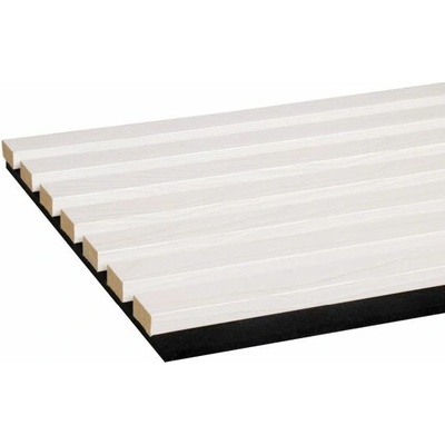 Decowall Akustický žilkovaná biela 2600 x 300 x 17 mm 2ks