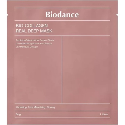 Biodance Bio-Collagen Real Deep Mask - Дълбоко хидратираща хидрогел маска с колаген и ензими 1бр/34г