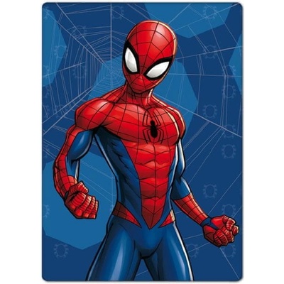 BrandMac Modrá dětská deka Spiderman