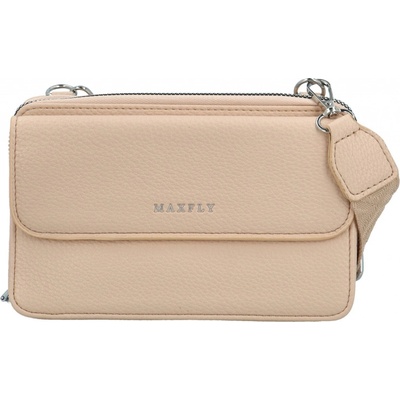 Trendy dámská koženková crossbody peněženka Radola růžová