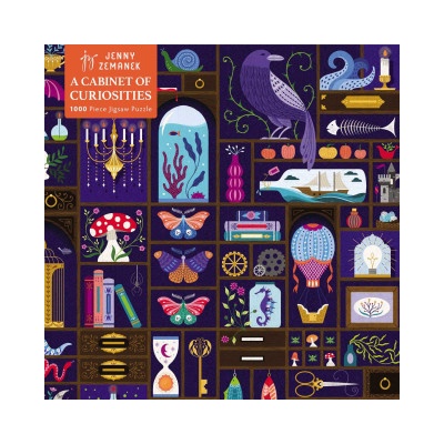 Jigsaw Adult Jenny Zemanek Cabinet of Curiosities Flame Tree Publishing 1000 dílků
