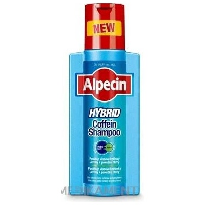 Alpecin Hybrid Coffein Shampoo šampon proti padání vlasů pro suchou a citlivou pokožku 250 ml
