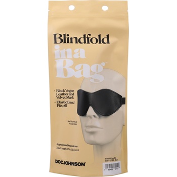 Image 1 of Doc Johnson in a Bag Blindfold Black