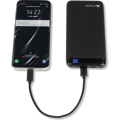 4smarts USB-C Кабел (къс), 4Smarts Capsula 0.2m, Черен (4S468767)