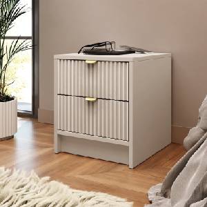 MIRJAN 24 Нощно шкафче TIRENO 35x40 см бежово (MJ0163)