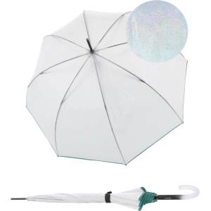 Knirps C. 760 Stick Transparent Stardust Agave