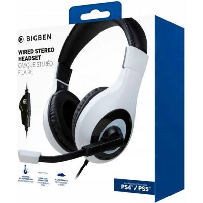 BigBen PS5HEADSETV1WHITE PS4