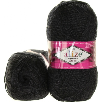 Alize Superwash Comfort 521 antracitová