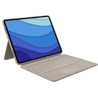 Logitech Combo Touch for iPad Pro 11-inch 1st 2nd and 3rd generation UK INTNL 920-010172 sand
