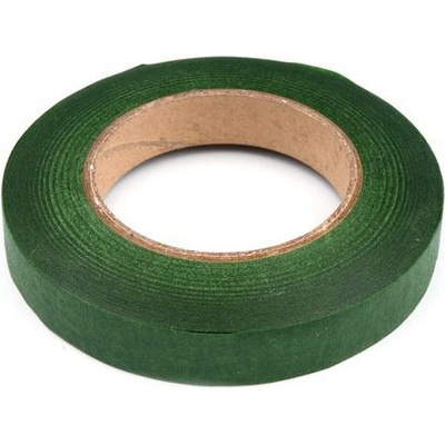 Floristická páska šíře 12 mm - 3 zelené kapradí