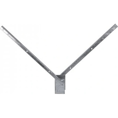 PILECKÝ Bavolet pro sloupek PILODEL pozinkovaný oboustranný 60 x 40 mm