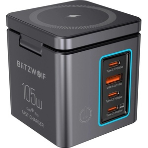 BlitzWolf Зарядно устройство BlitzWolf BW-i113 GaN 105W (BW-I113)