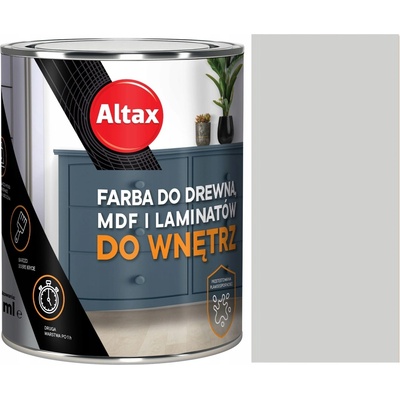 Barva barva na nábytek Altax 0,75 l, popelavý polomat