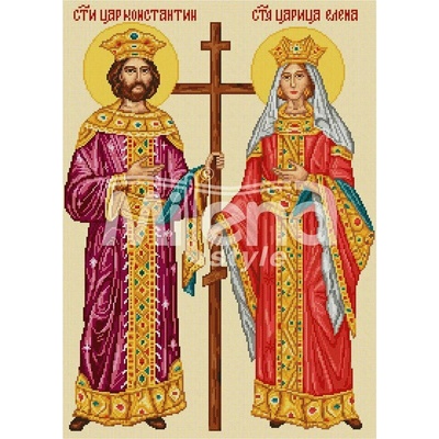 Milena Style Св. Св. Константин и Елена - гоблен със схема конци dmc 1: 1