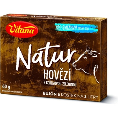 Vitana Natur Bujón hovädzie 6 x 60 g
