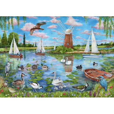Ravensburger - Puzzle Life along the Broads - 1 000 piese