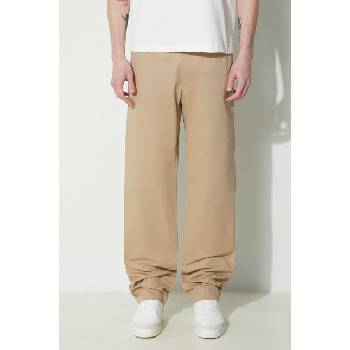 APC Памучен панталон A. P. C. Pantalon Chuck в бежово със стандартна кройка COGEW. H08408. BAA (COGEW.H08408.BAA)