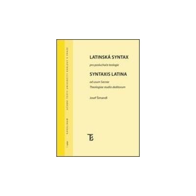 Latinská syntax pro teology - Josef Šimandl