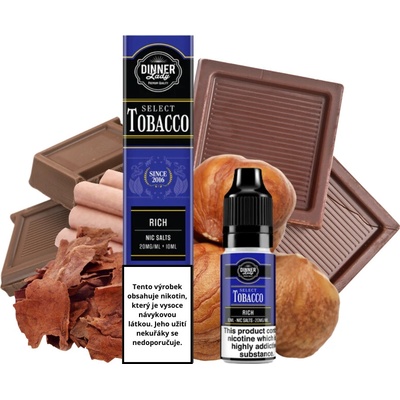 Dinner Lady Bar Salts TOBACCO Rich Tobacco 10 ml 20 mg