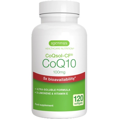 Igennus CoQsol-CF® CoQ10 - 120 гел-капсули