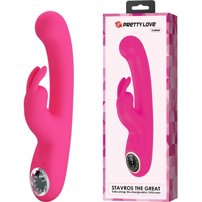 Pretty Love Lamar Stavros The Great Rabbit G-Spot Vibrator Pink