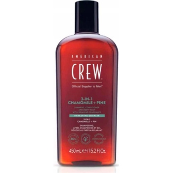 American Crew Chamolie + Pine šampon kondicionér a sprchový gel 450 ml