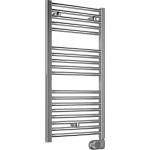 Crystal Електрическа лира за баня Crystal E-CHROME, 300 W, 920 x 480 mm, заредена с термофлуид, хром (388534)