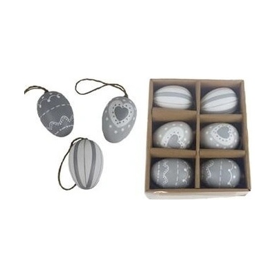 Dekoračné vajíčka, 6 ks X4765