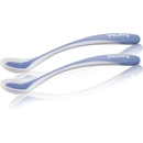 Nuby Lyžička kŕmiaca termo 2 ks modrá