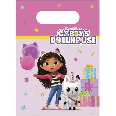 Procos Procos Dárková party taška - Gabby's Dollhouse 4 ks