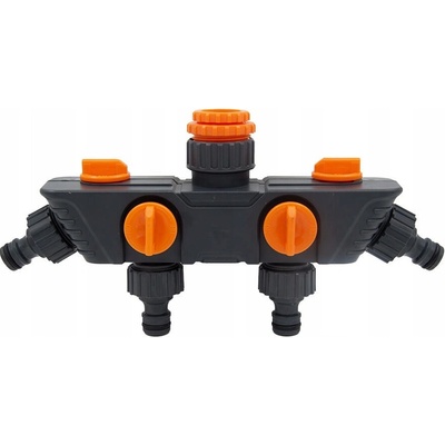 adaptér na kohoutek-rozdělovač 4cestný 1/2" + 3/4" + 1"