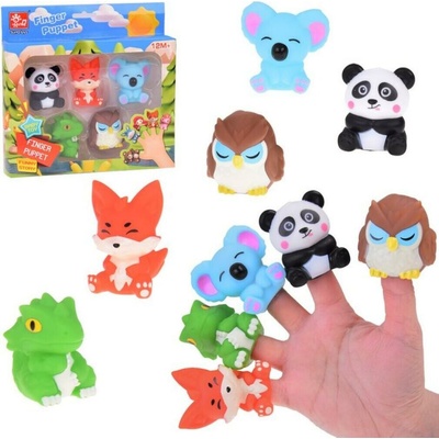 Jokomisiada prstové zvieratka Zoo Mouth Set 5 ks