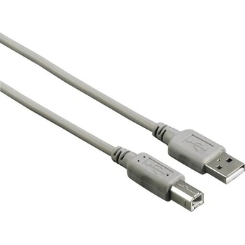Hama Кабел HAMA 29100, от USB-A (м) към USB-B (м), 3 m, сив (29100)