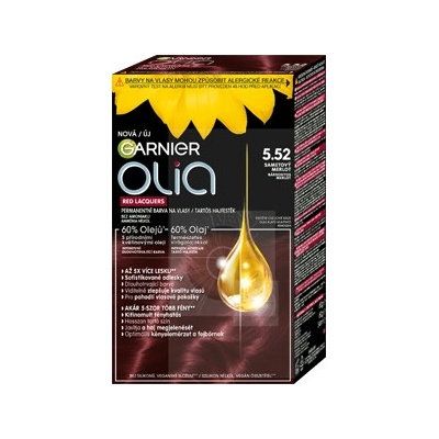 Garnier Olia Big Kit farba na vlasy 5.52 Glassy Merlot