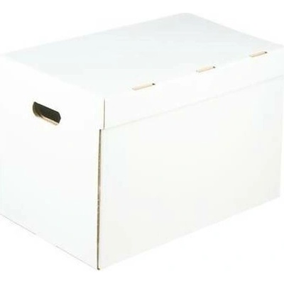 Archivační krabice na pořadače s uchy 500x305x325 mm 3VVL B 400g/m2 bílá-bílá - paleta 700 ks