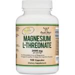 Double Wood Supplements Magnesium L-threonate/ Магнезий Л-треонат, 100 капсули Double Wood (B2NQZ DW)
