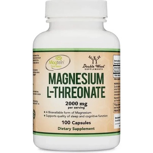 Double Wood Supplements Magnesium L-threonate/ Магнезий Л-треонат, 100 капсули Double Wood (B2NQZ DW)