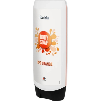 Isolda Red orange body soap click & go 550 ml