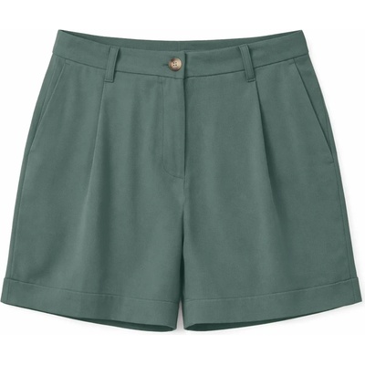 Mazine Дамски къси панталони Mazine Women's Pleated Viscose Shorts - Bottle - размер XL (112-4429-0215)