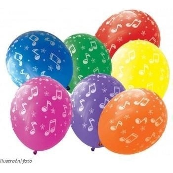 Alvarak Nafukovací balonky s motivem Noty B 06