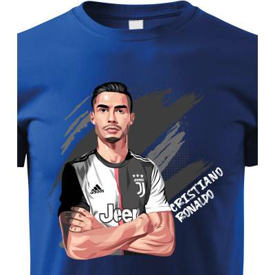 Dětské tričko Cristiano Ronaldo ModráCanvas Dětské tričko Bezvatriko.cz 1904