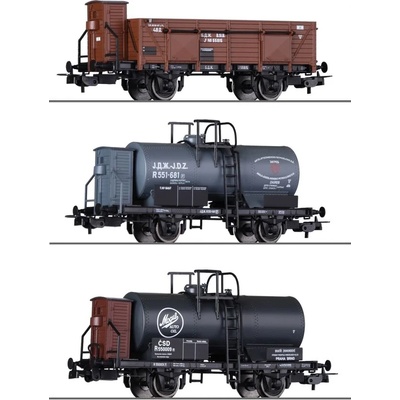 Tillig Комплект товарни вагони БДЖ, jdz, csd, Епоха ii (70047)