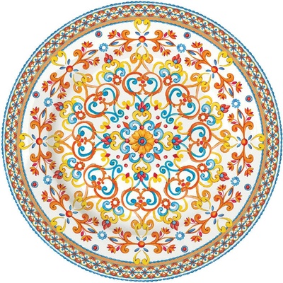 Snídaňový talíř O 19 cm, MEDITERRANEO ORANGE, EASY LIFE