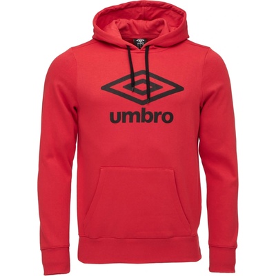 Umbro Large Logo Hoodie Essentials červená
