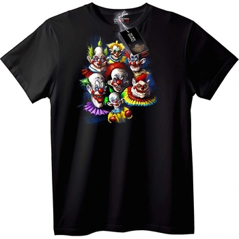 NOONEBRAND Тениска Колаж Клоуни - 2XL, White