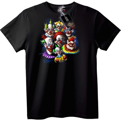 NOONEBRAND Тениска Колаж Клоуни - 2XL, White